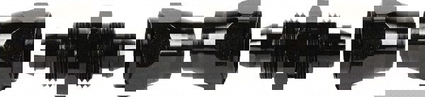 Air Hose Splicer: Black Anodized Aluminum